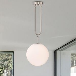 Warehouse of Tiffany Moeder Frosted Globe Pendant Light